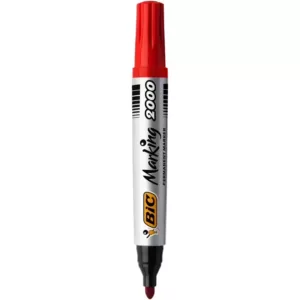MARQUEUR PERMANENT BIC 2000 ROUGE (Boite de 12)