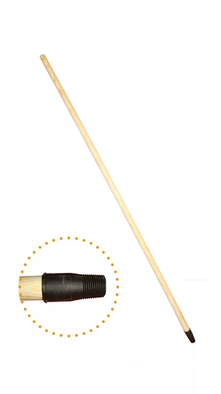 MANCHE BALAI MENAGE VIS PLASTIQUE 1,20 M