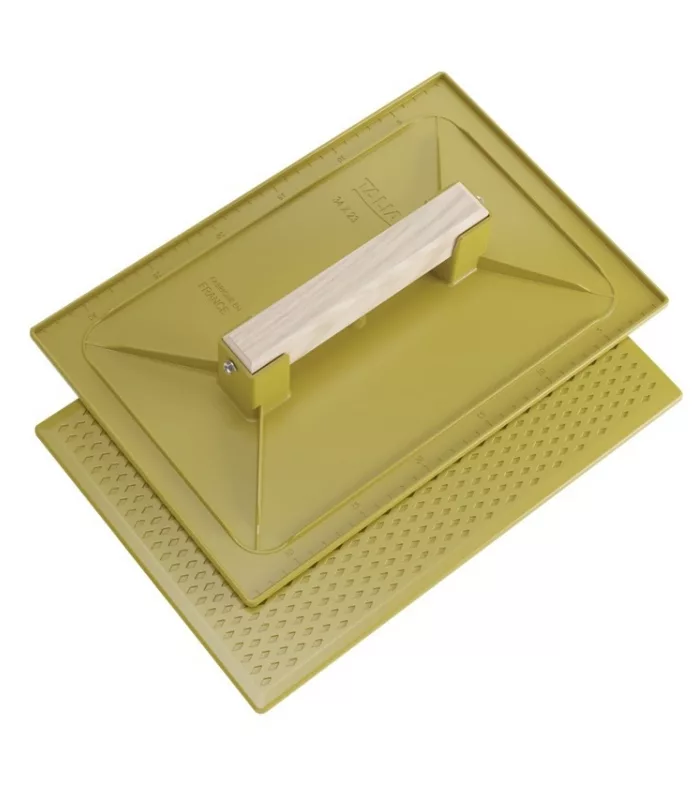 TALOCHE ABS JAUNE RECTANGLE - 34 X 23 CM