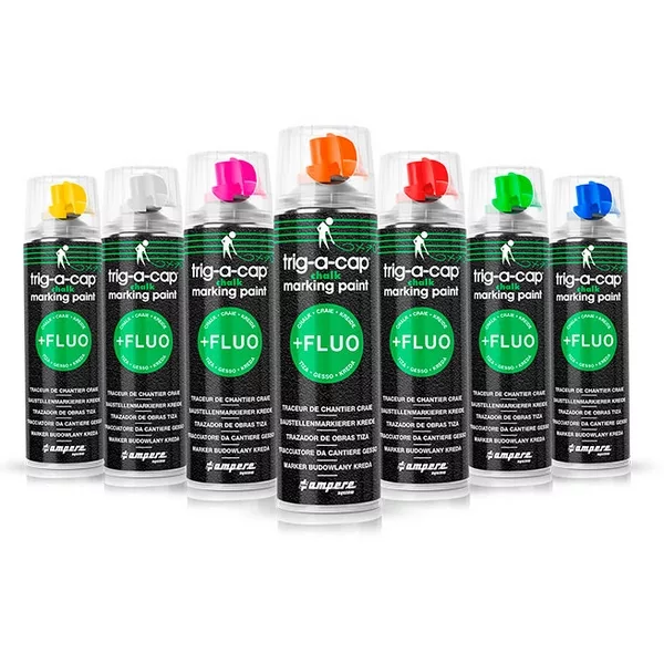 TRACEUR DE CHANTIER EPHEMERE FLUO