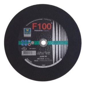 DISQUE METAUX INOX PLAT F100 Ø 350 x 4 x 25,4 MM